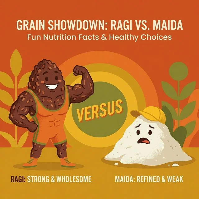 Ragi vs. Maida: The Nutrition Showdown Every Indian Parent Must See