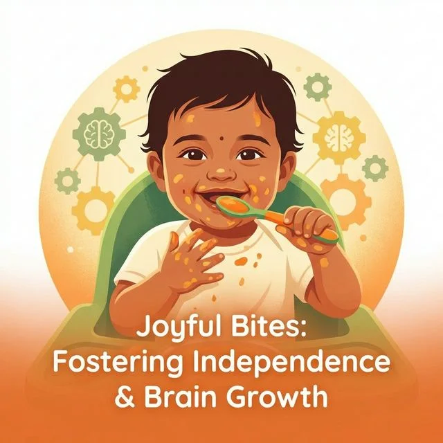 The Science of Self-Feeding: Why Messy Eating is Actually Brain Development